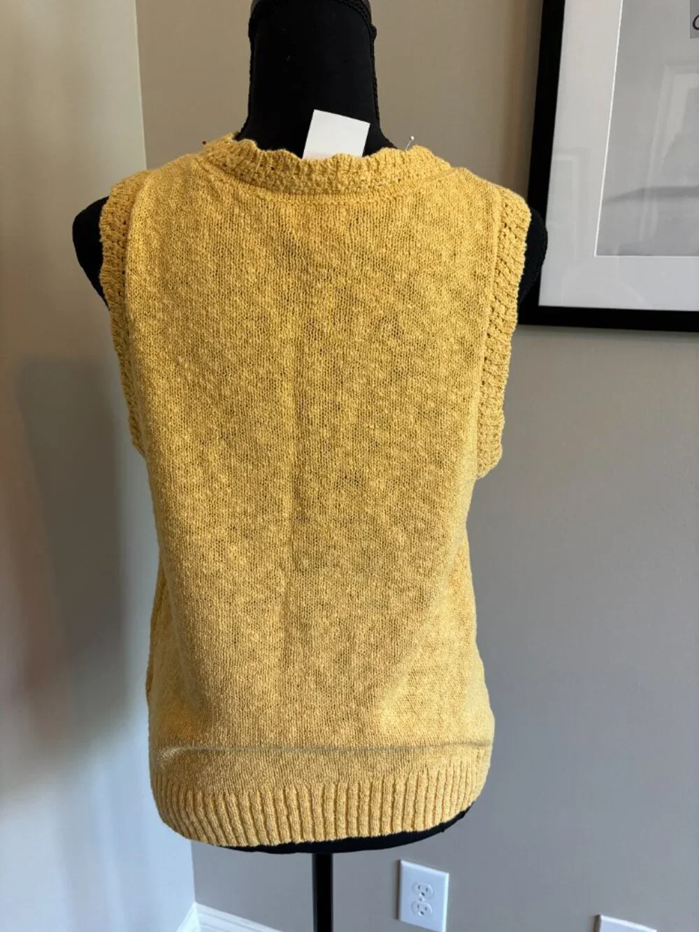 J. Crew Yellow Sleeveless Summer Sweater